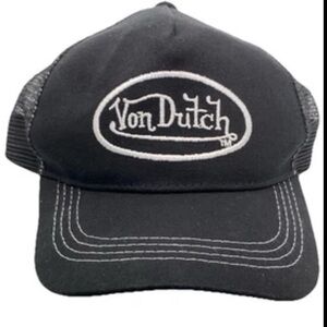 Unisex Von Dutch Black And White Hat baseball cap style